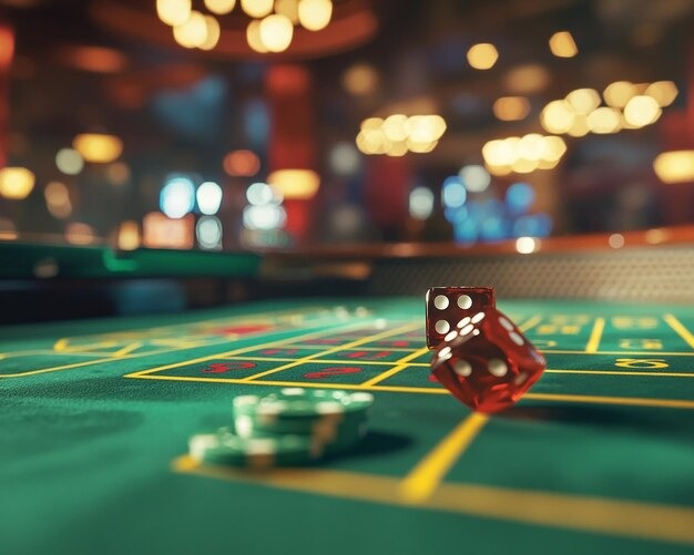 Betting board layout showing all roulette bet options